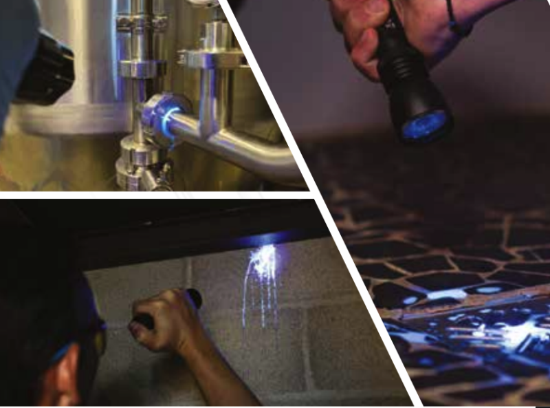 Recherche de fuite à la Fluorescéine et fumigènes