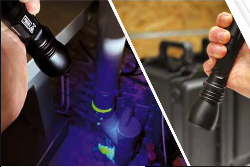 Recherche de fuite à la Fluorescéine et fumigènes