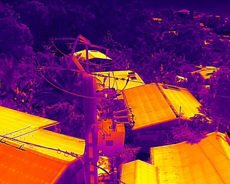 Thermographie par drone 