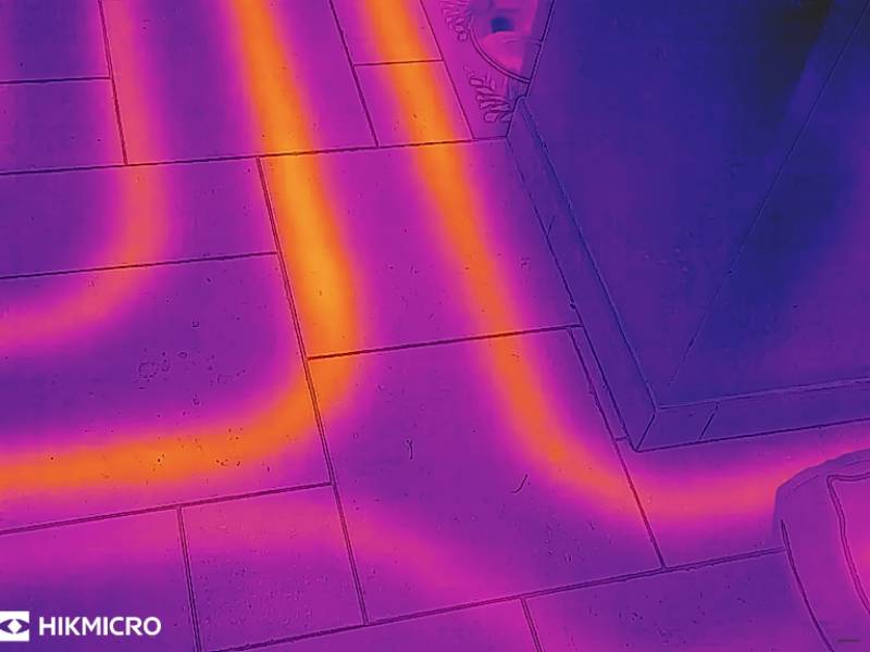 Comment savoir où est installé mon plancher chauffant avec une caméra thermique à Dieppe