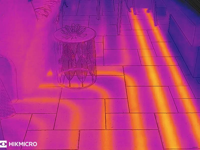 Comment savoir où est installé mon plancher chauffant avec une caméra thermique à Dieppe