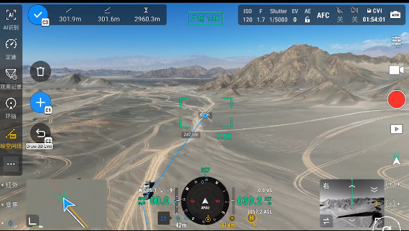 télémétrie au drone