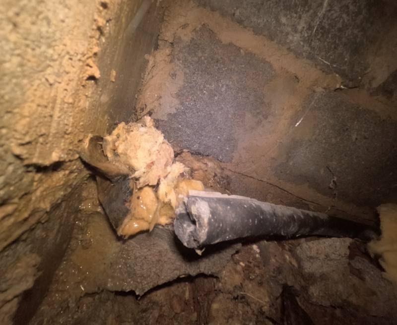 fuite en vide sanitaire